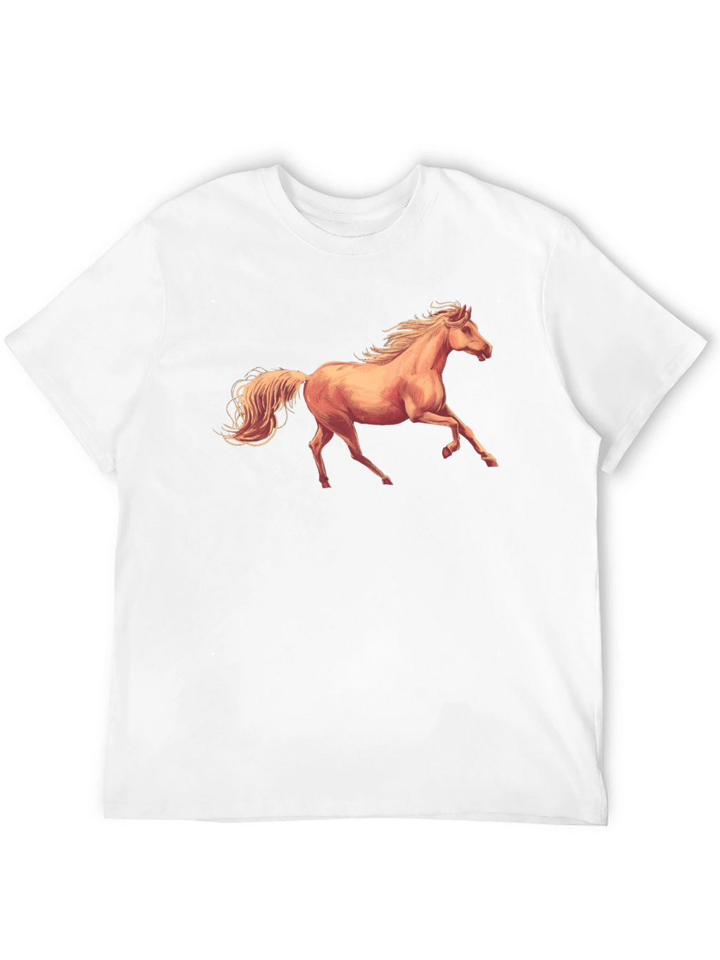 Black Horse Graphic Tee - Stylish Comfort