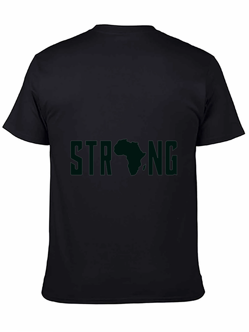 Strong Africa Graphic Tee - Black Unisex T-Shirt