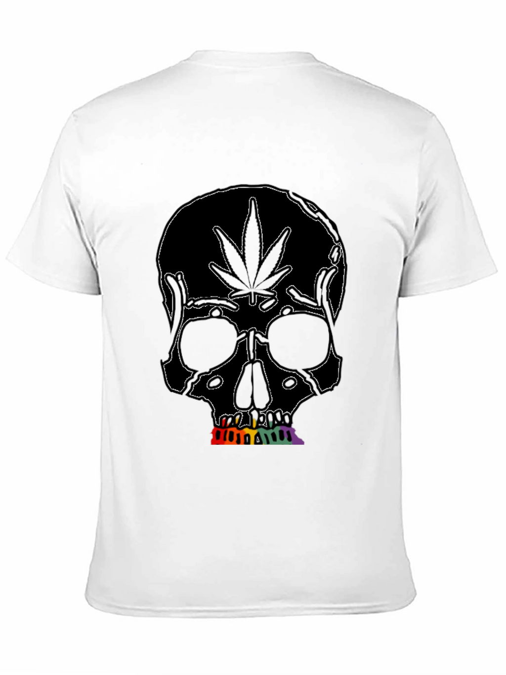 Marijuana Skull Graphic Tee