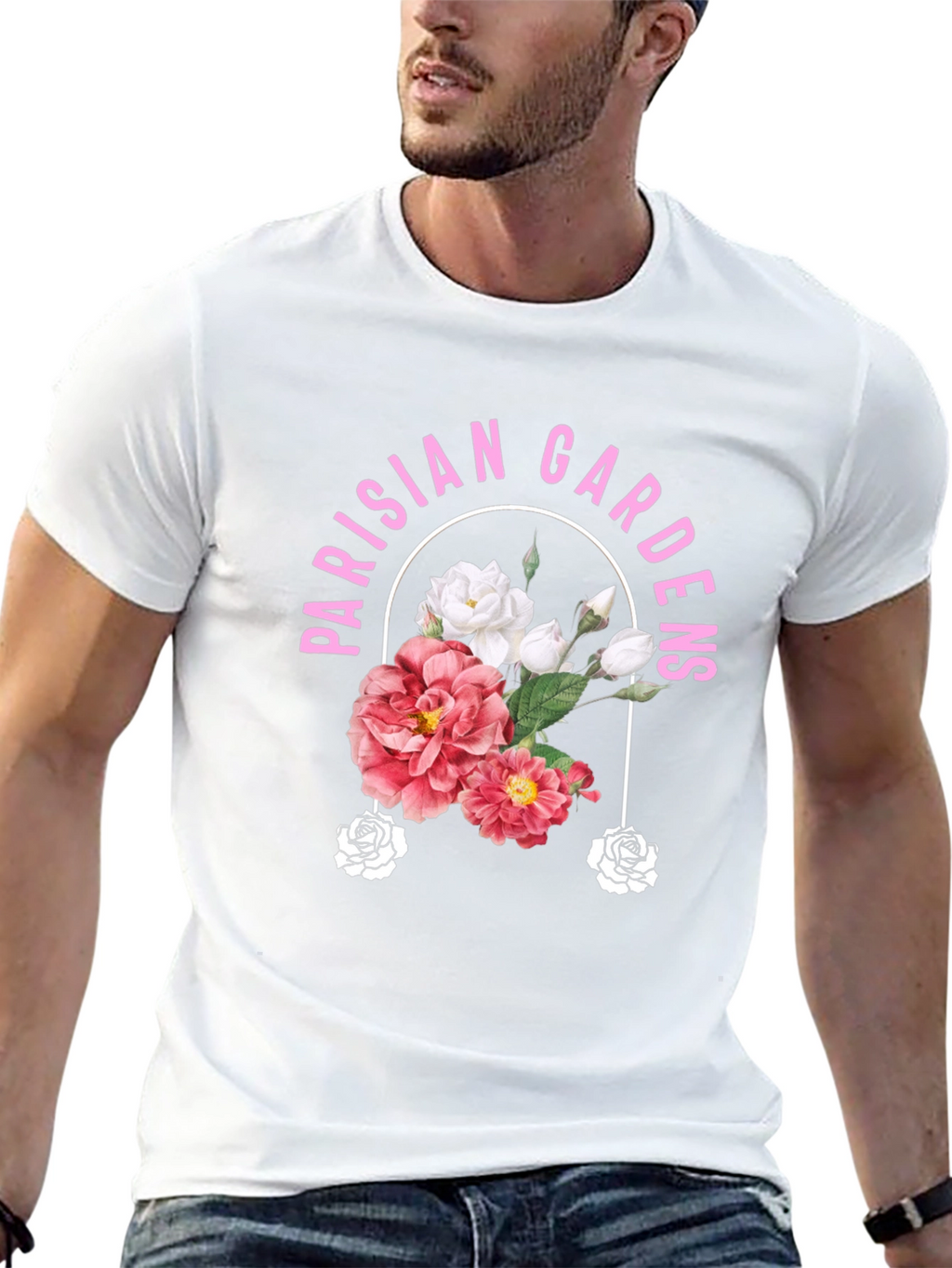 Parisian Gardens Graphic T-Shirt