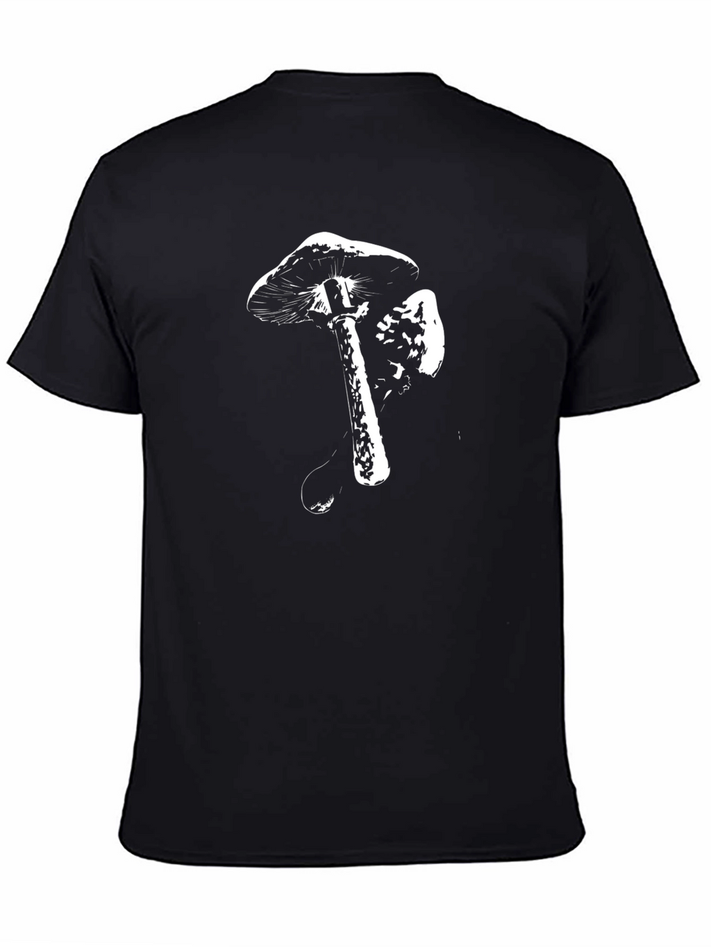 Black Mushroom Graphic Tee