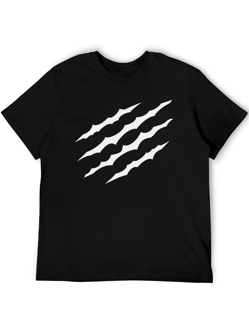 Claw Scratch Graphic T-Shirt - Black