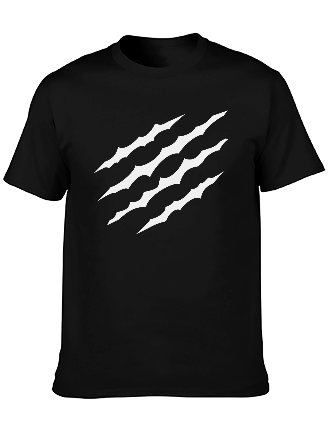 Claw Scratch Graphic T-Shirt - Black