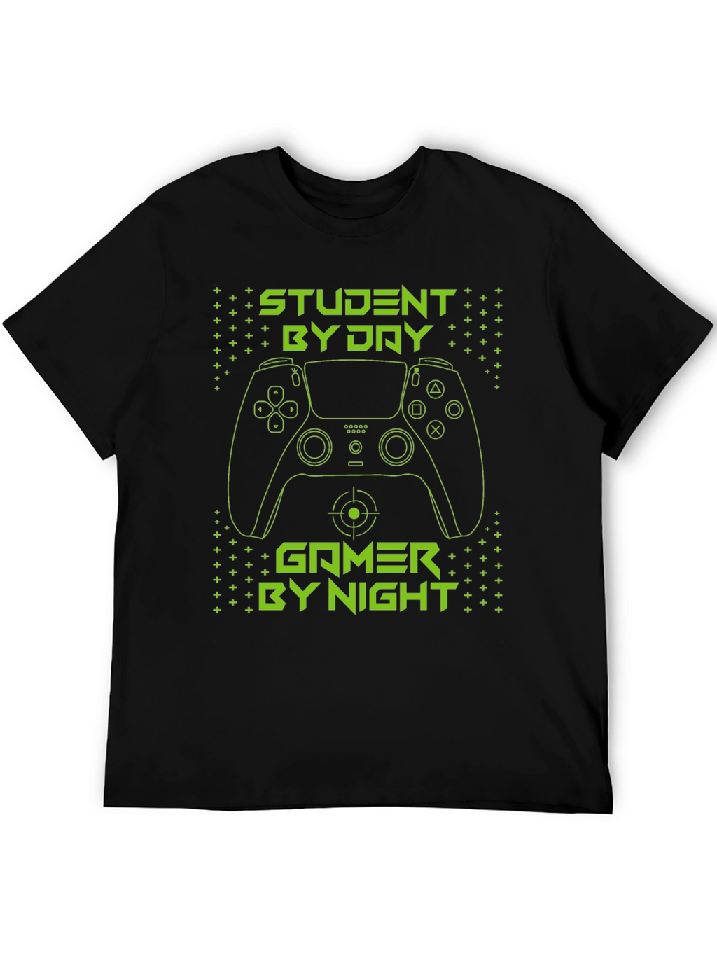 Student by Day Gamer by Night Graphic Tee