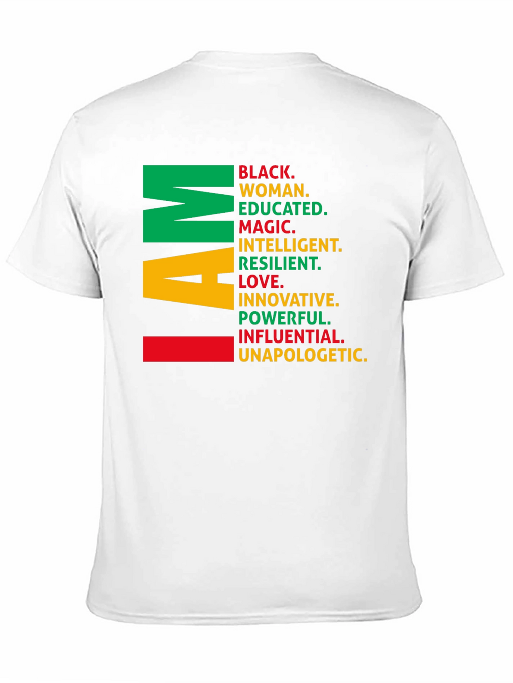 I Am Black Woman T-Shirt - Empowering Graphic Tee