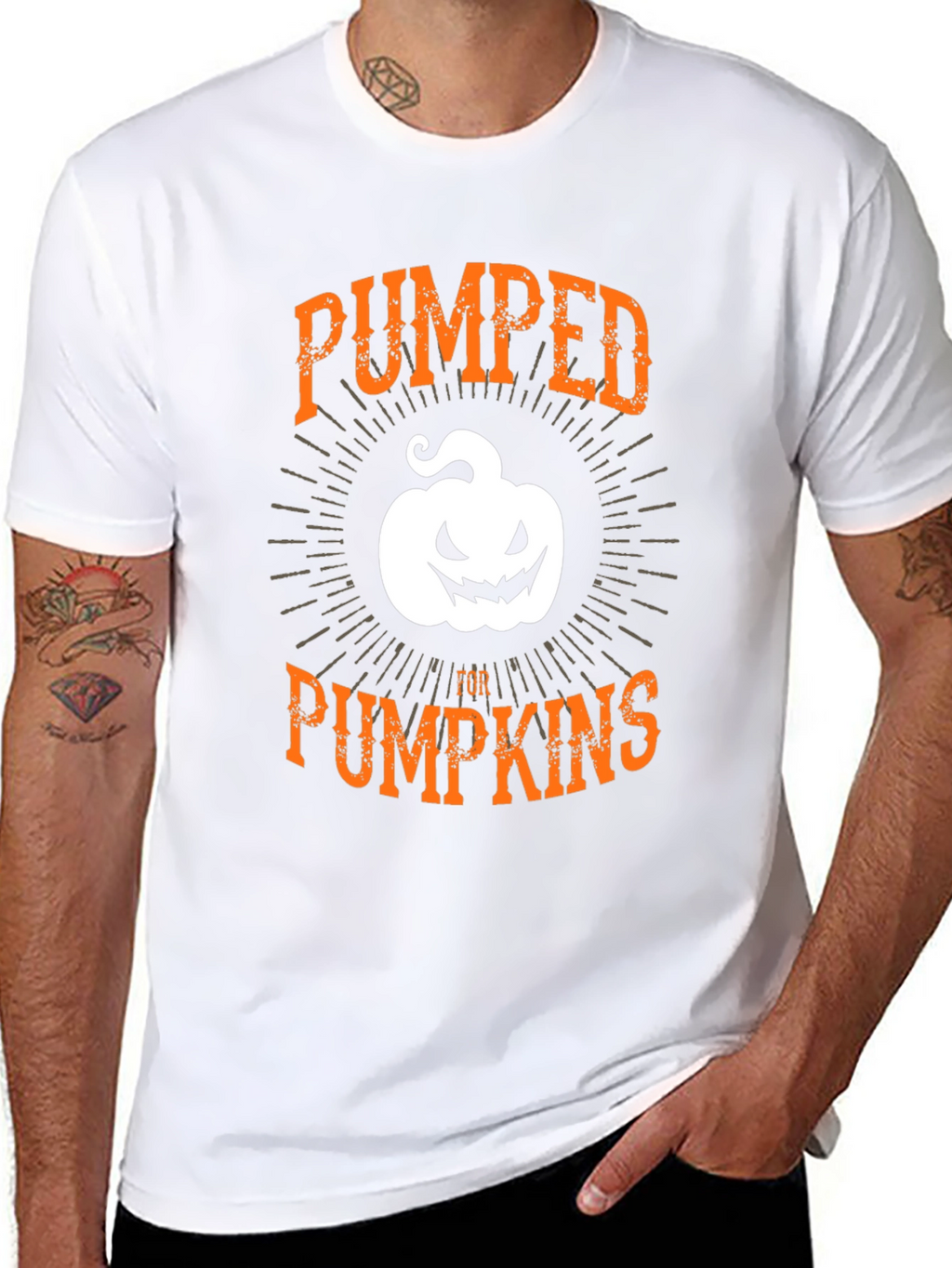 Pumped for Pumpkins Graphic Tee
