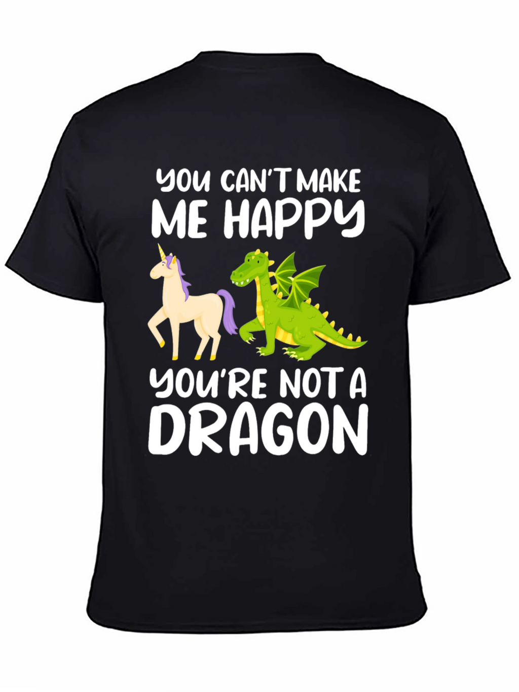 Funny Dragon Graphic T-Shirt