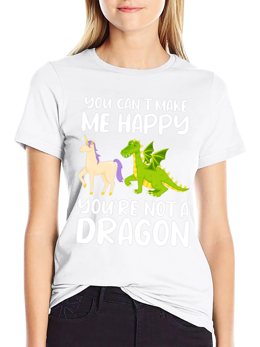 Funny Dragon Graphic T-Shirt