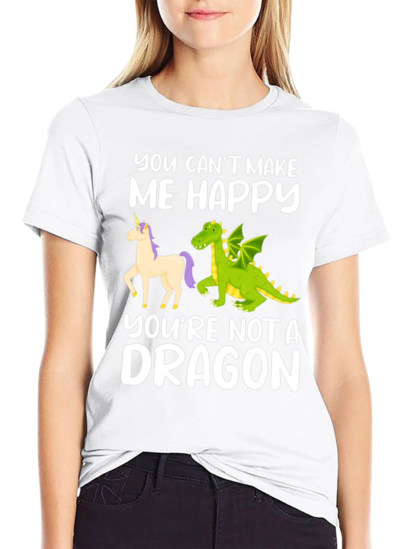 Funny Dragon Graphic T-Shirt