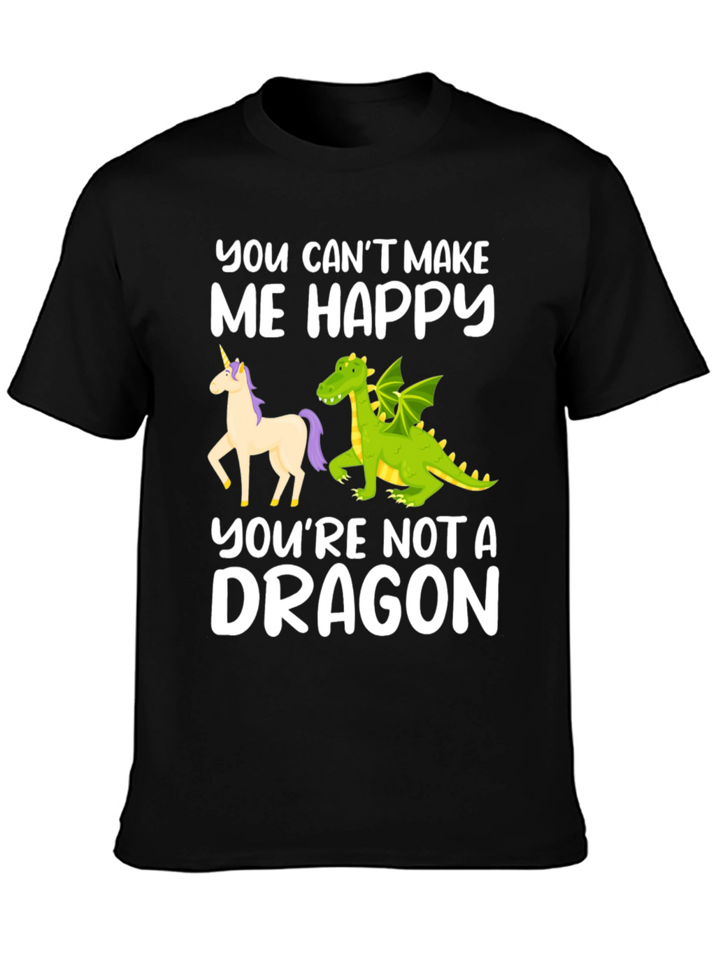 Funny Dragon Graphic T-Shirt