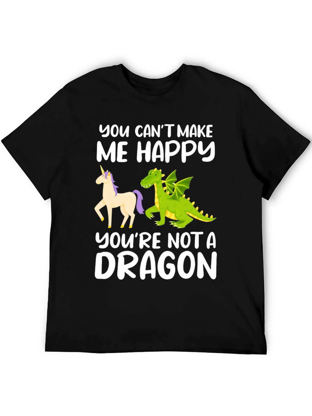 Funny Dragon Graphic T-Shirt