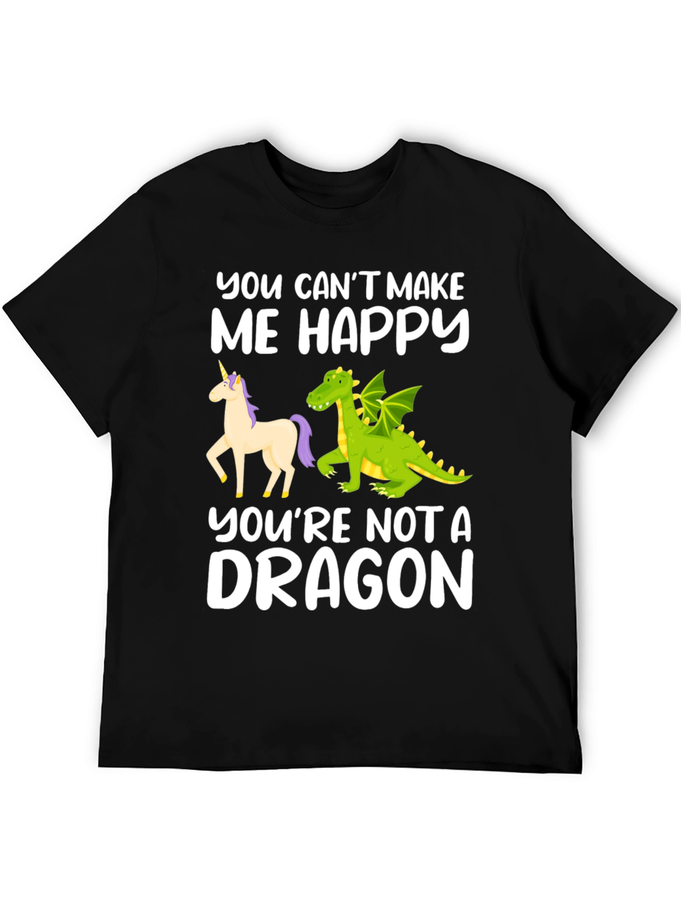 Funny Dragon Graphic T-Shirt