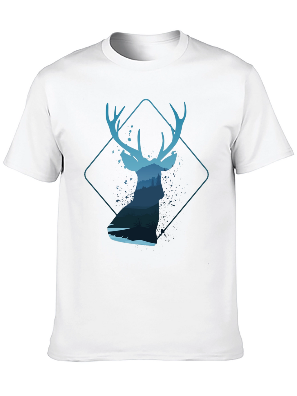 Deer Silhouette Graphic T-Shirt