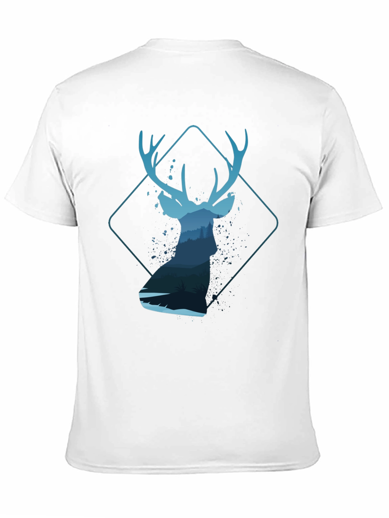 Deer Silhouette Graphic T-Shirt
