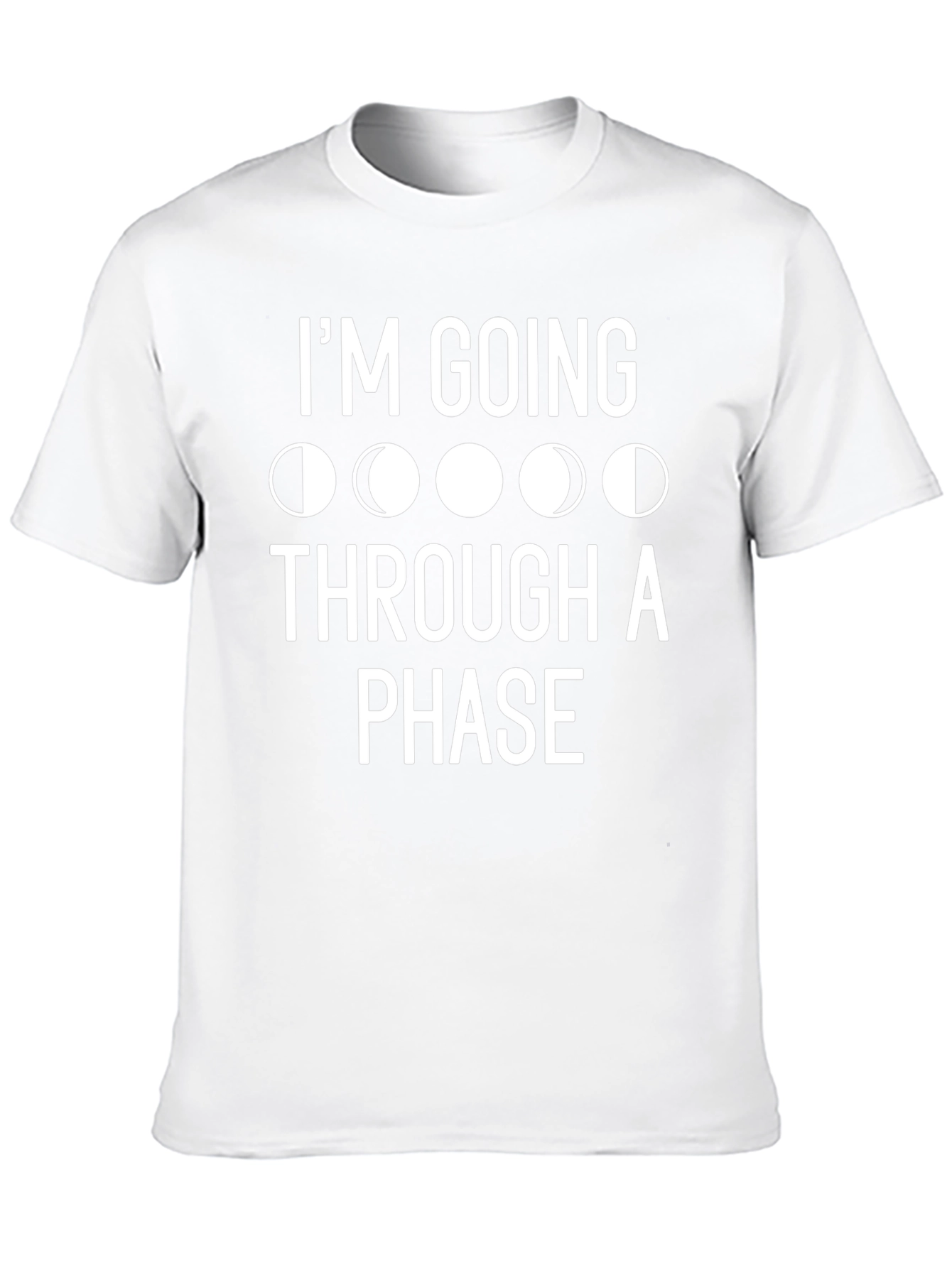 Im Going Through a Phase Black Graphic T-Shirt