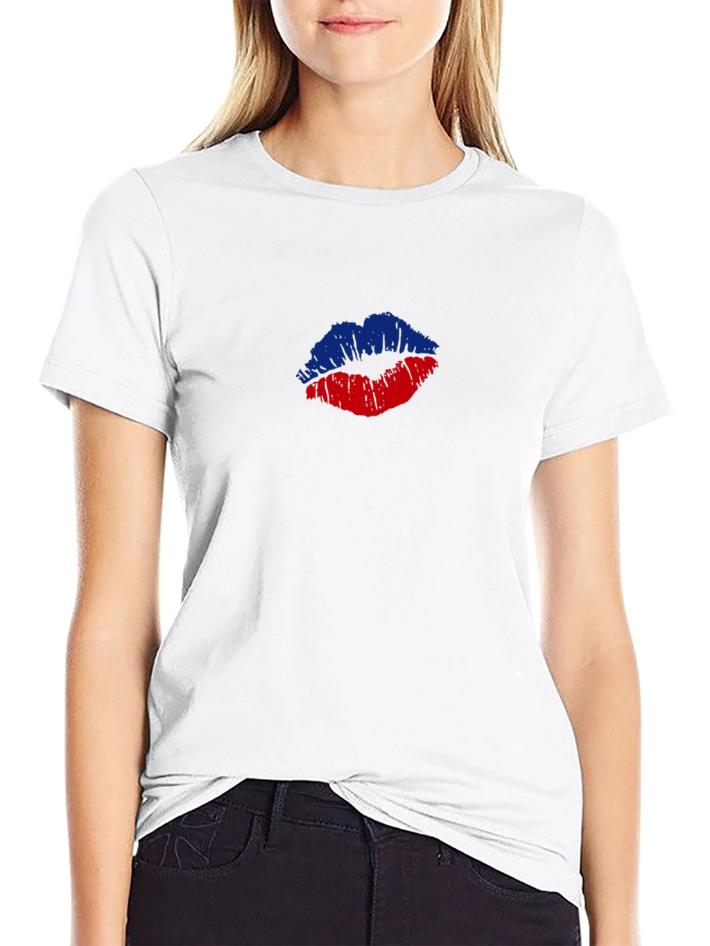 Haiti Flag Lips T-Shirt - Haitian Pride Tee