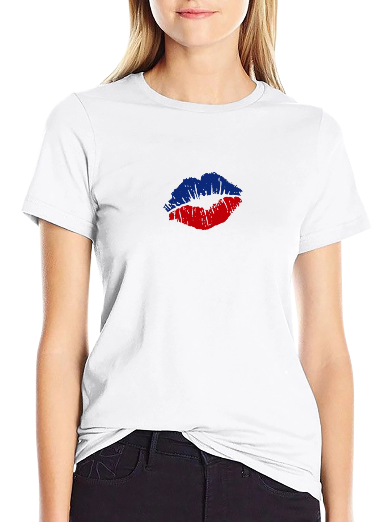 Haiti Flag Lips T-Shirt - Haitian Pride Tee