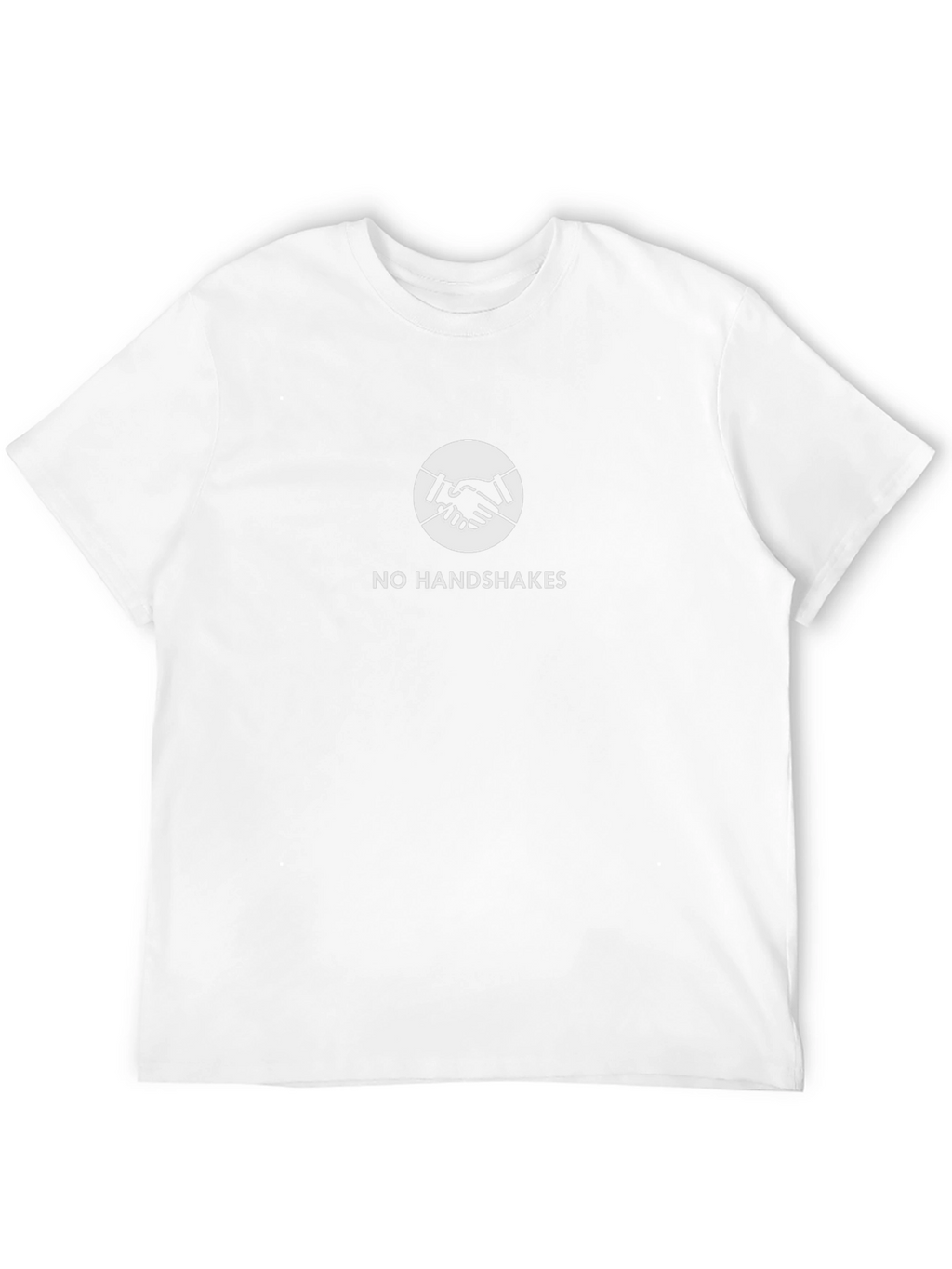 No Handshakes Graphic Tee - Social Distancing Shirt