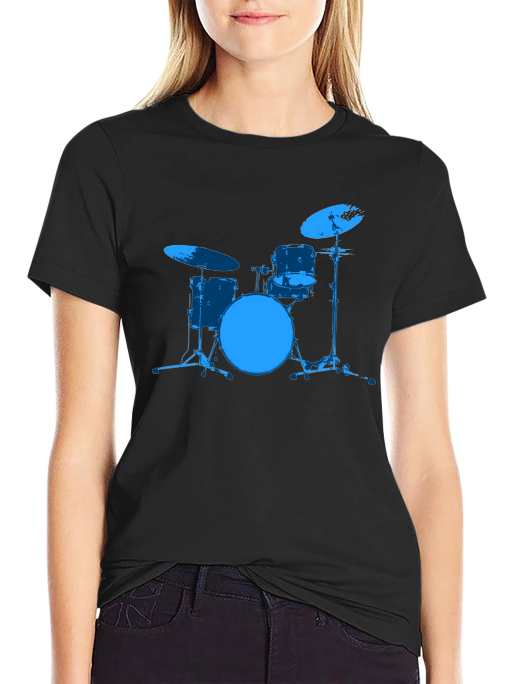 Drum Kit Graphic Tee - Musician Style