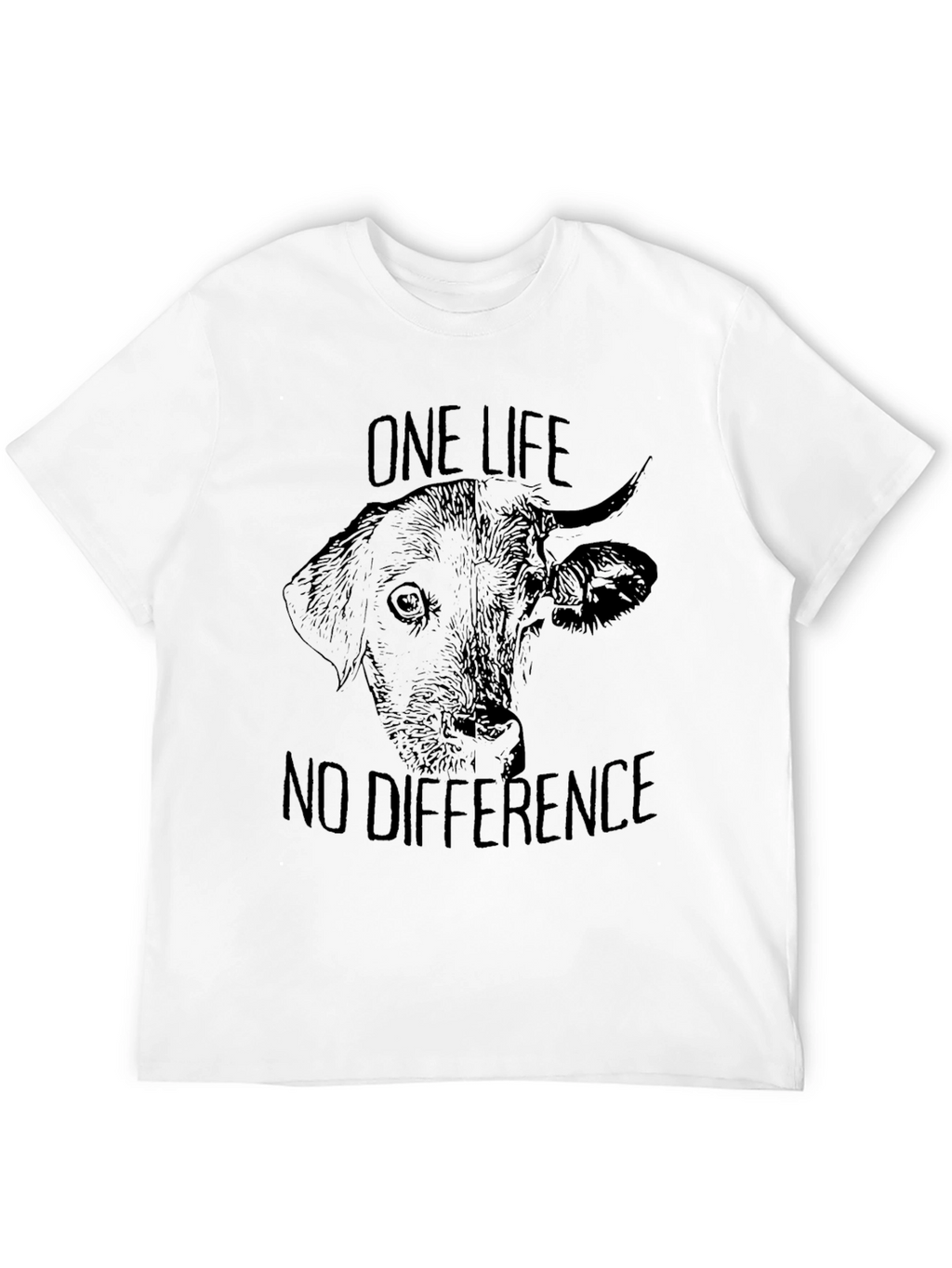 One Life No Difference Vegan T-Shirt