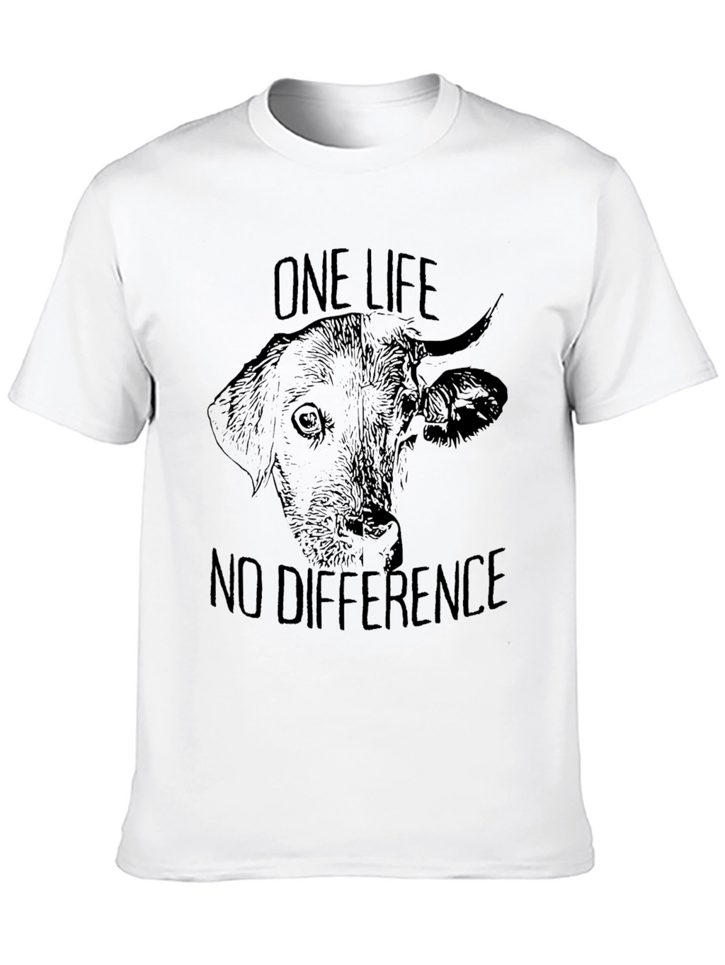 One Life No Difference Vegan T-Shirt