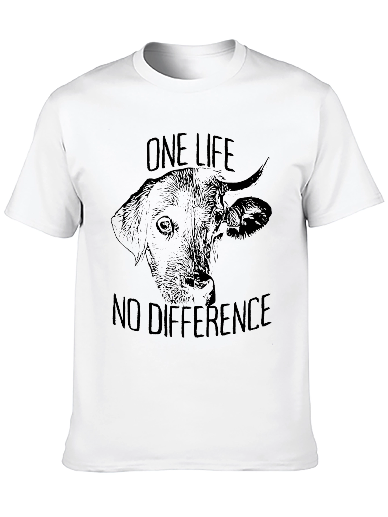 One Life No Difference Vegan T-Shirt