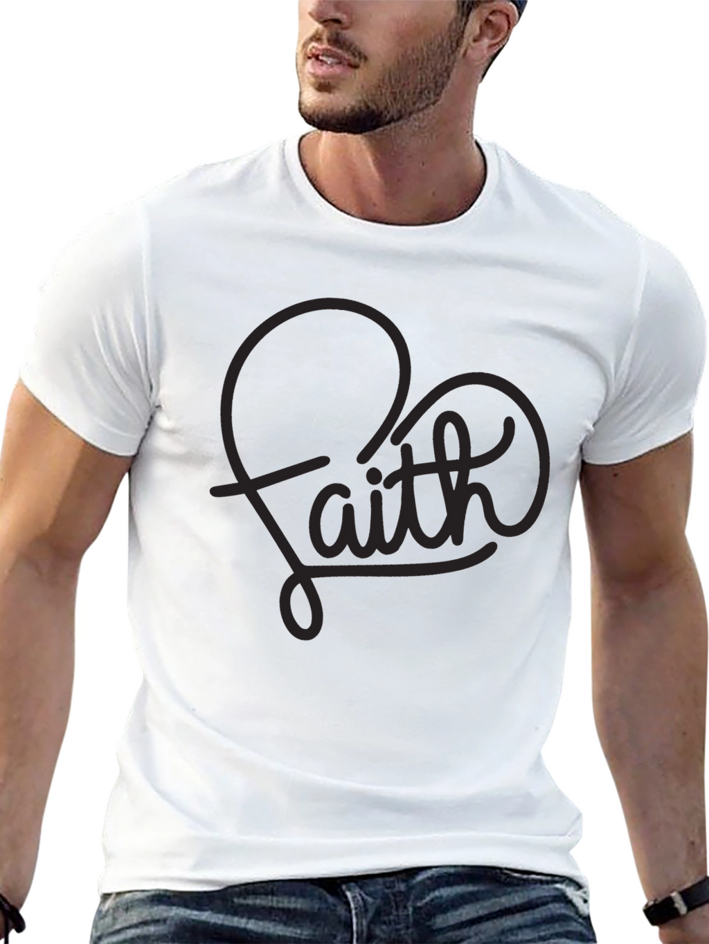 Faith Graphic Tee - Soft & Stylish Cotton Blend