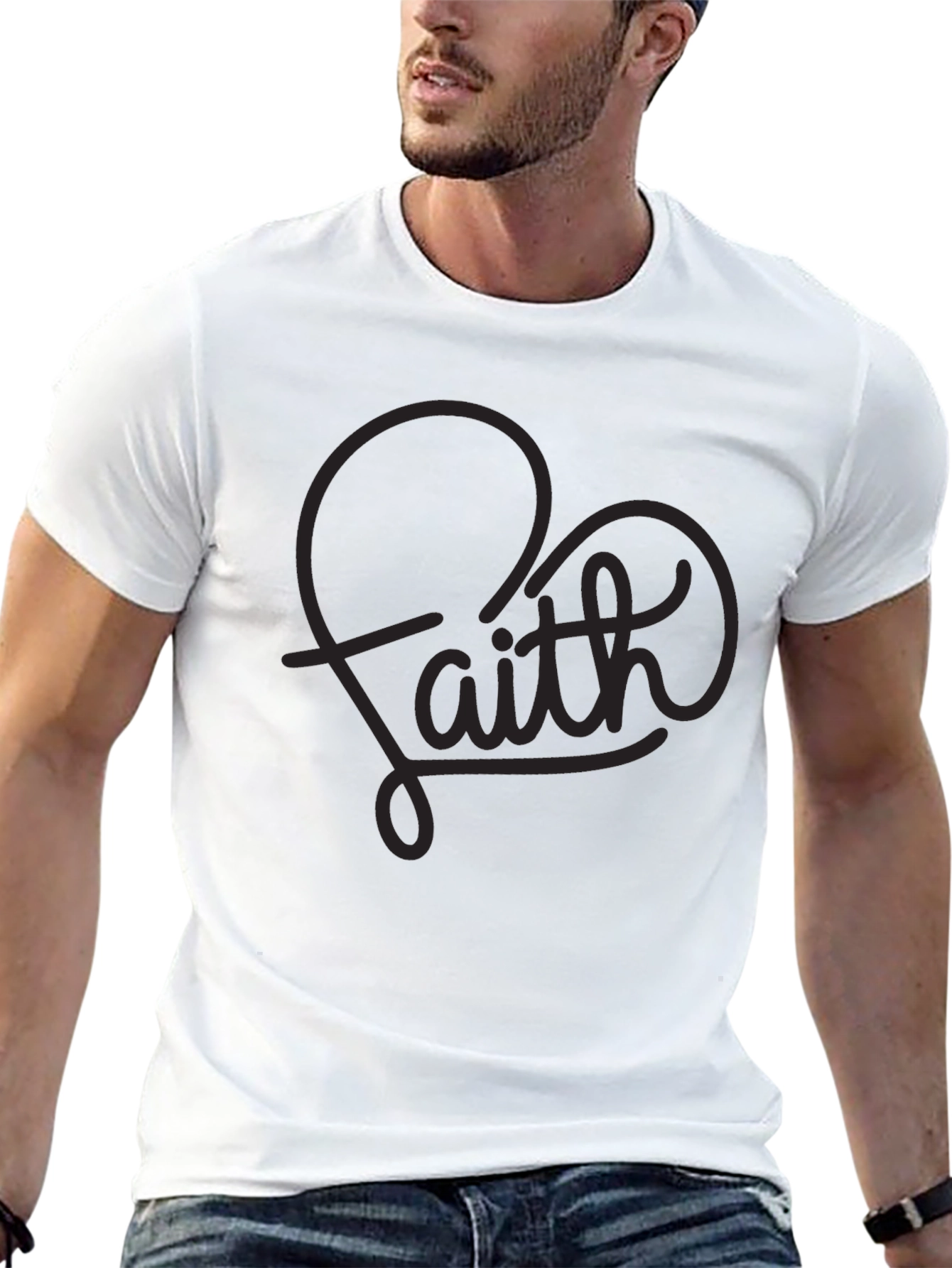 Faith Graphic Tee - Soft & Stylish Cotton Blend