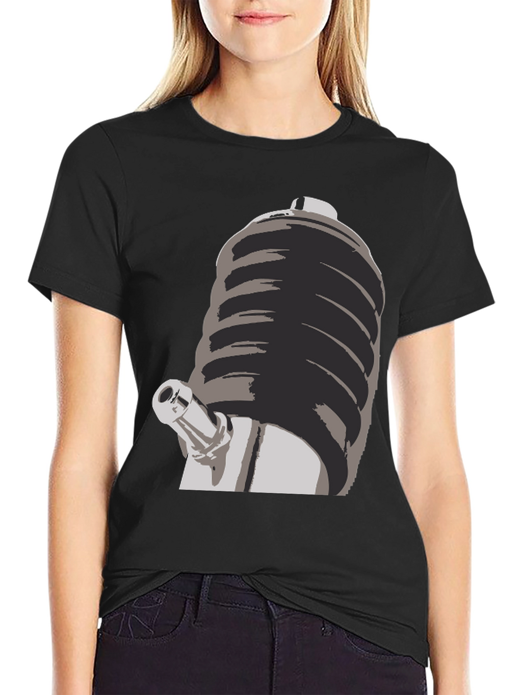 Novelty T-Shirt with Unique Graphic Design