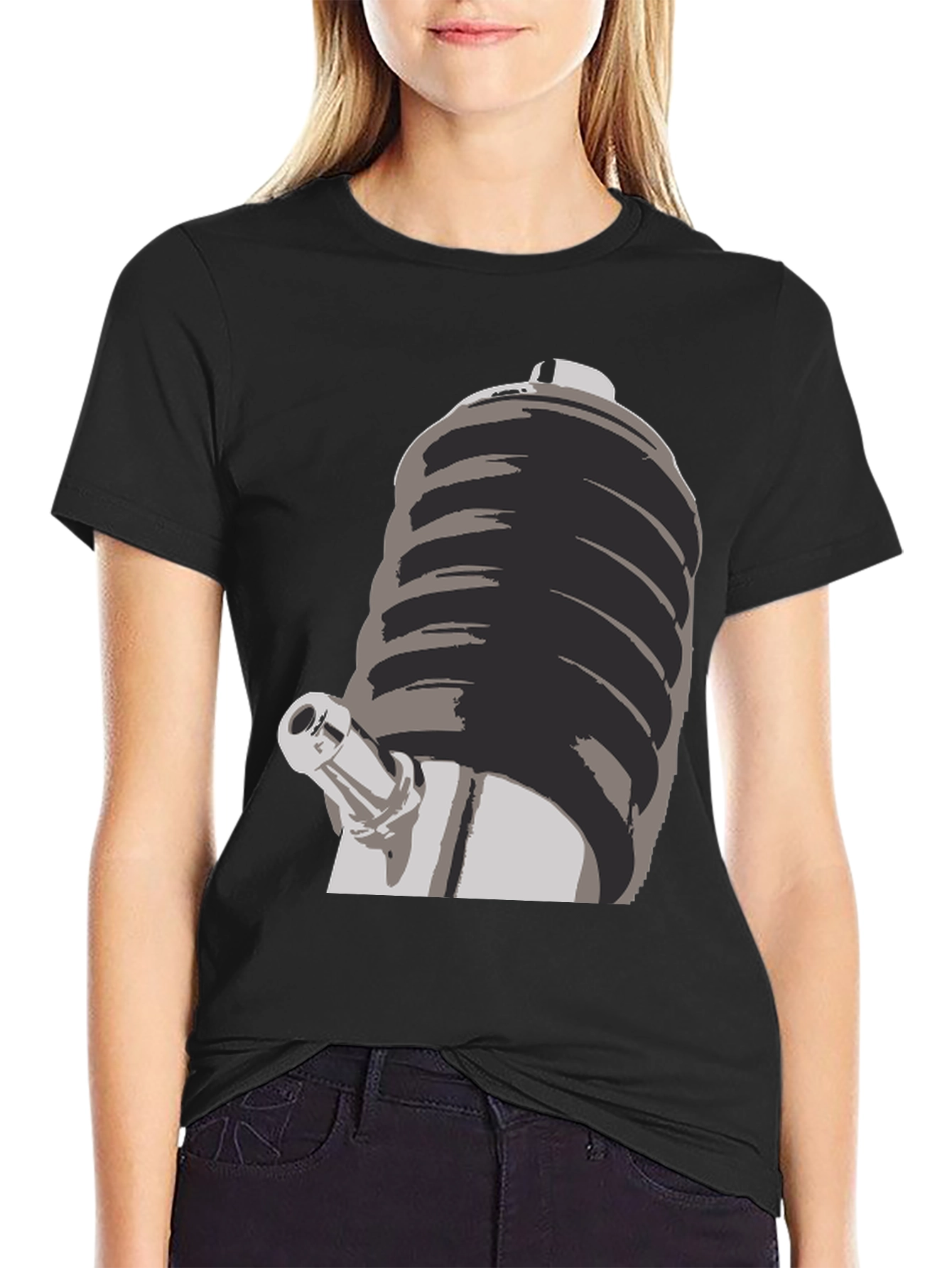 Novelty T-Shirt with Unique Graphic Design