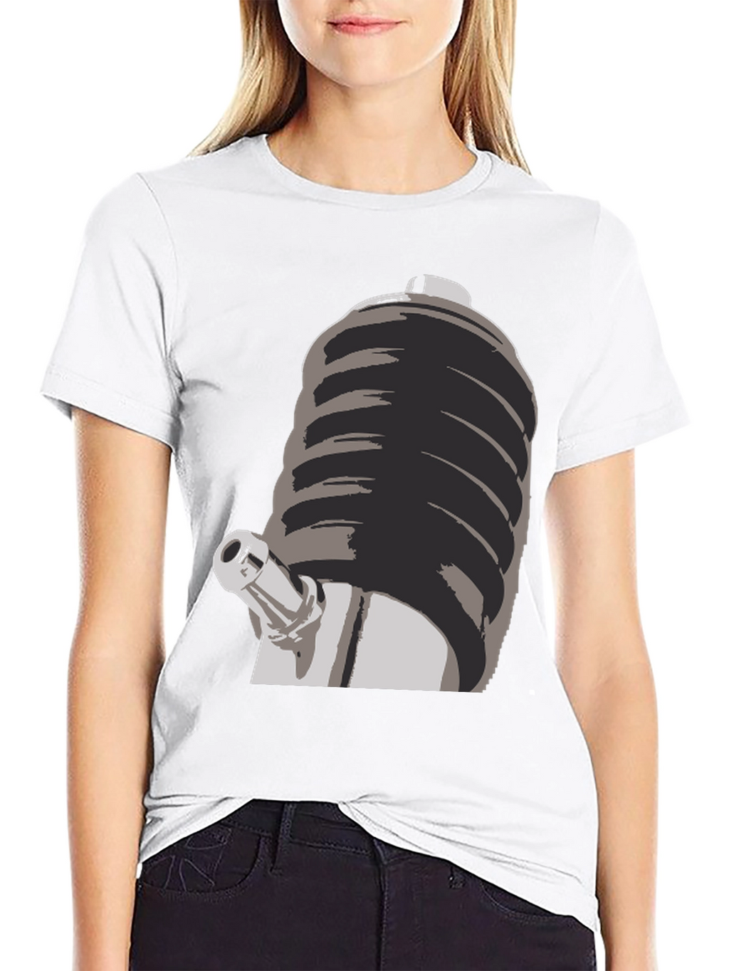 Novelty T-Shirt with Unique Graphic Design