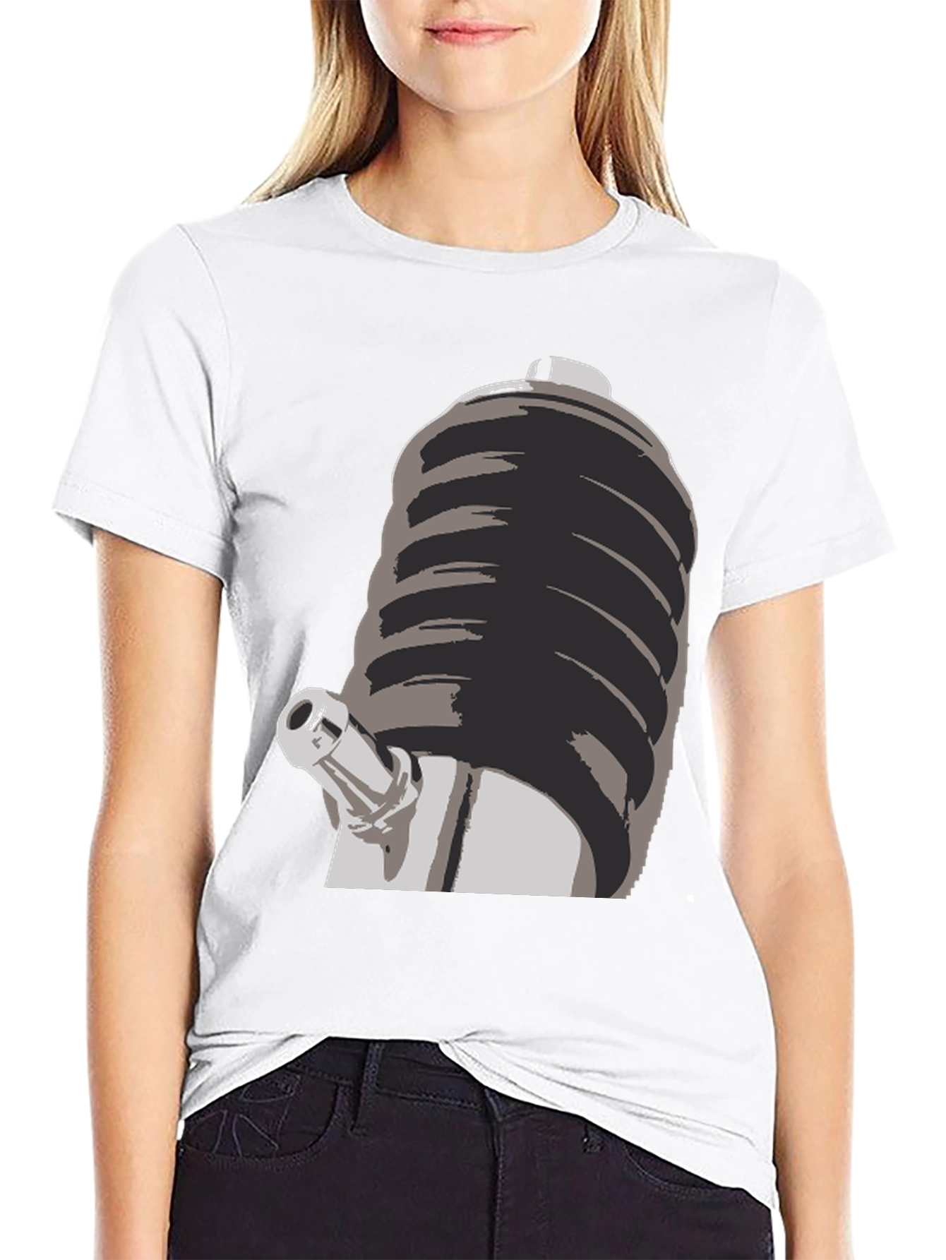 Novelty T-Shirt with Unique Graphic Design