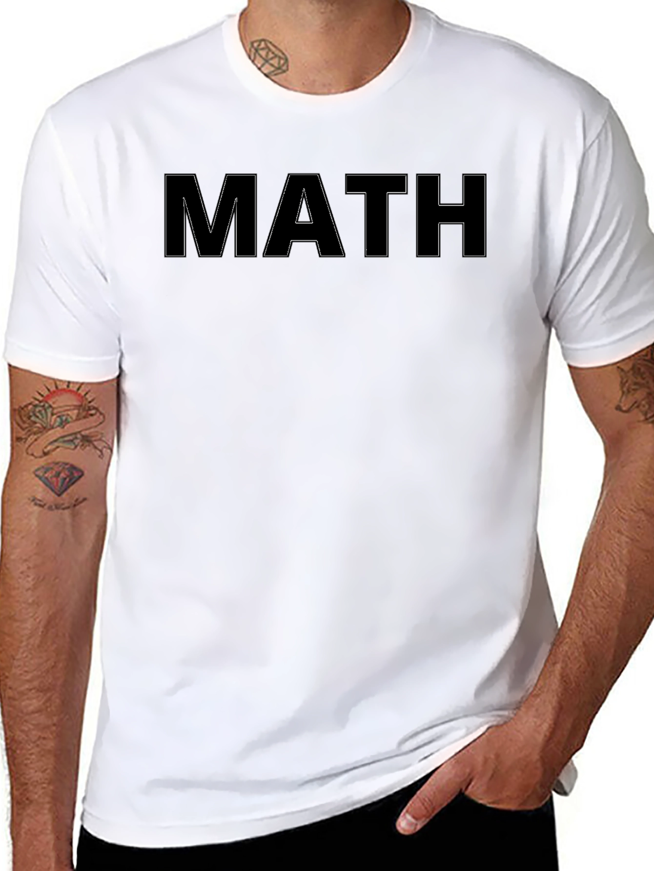 Math Graphic Black T-Shirt