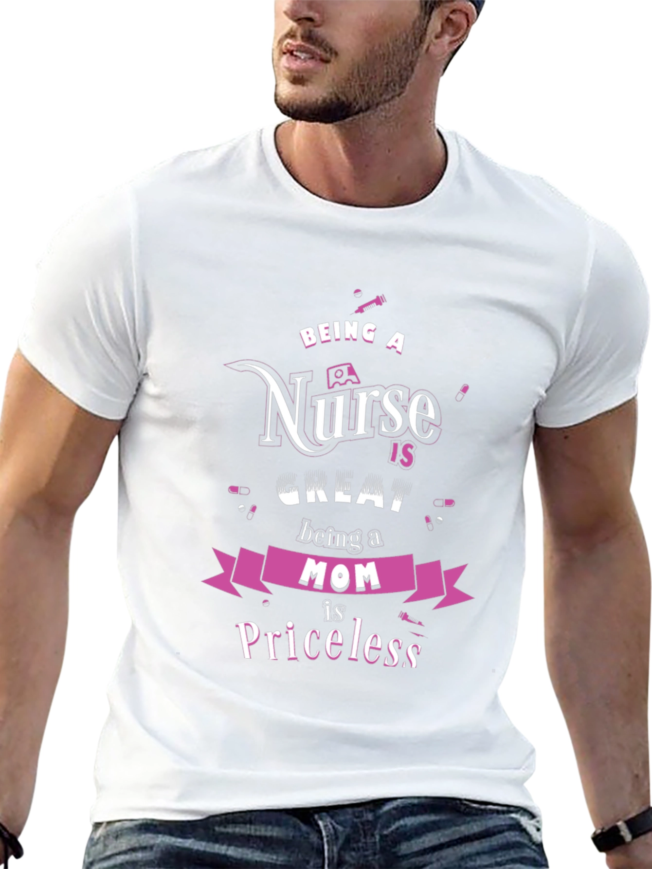 Nurse Mom Priceless Graphic T-Shirt
