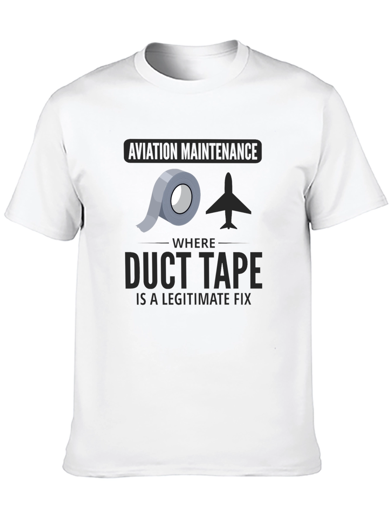 Aviation Maintenance Duct Tape T-Shirt