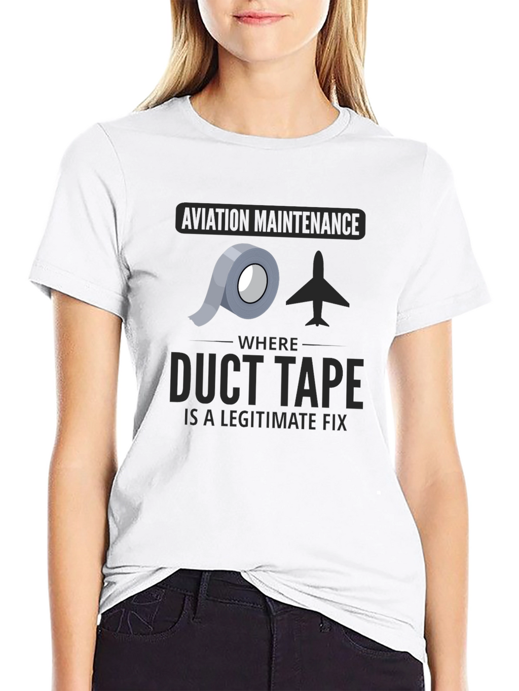 Aviation Maintenance Duct Tape T-Shirt
