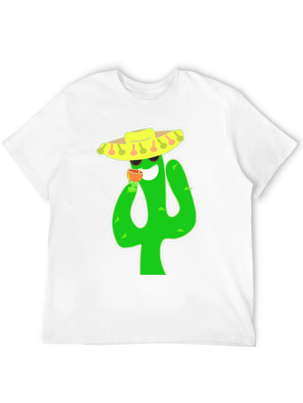 Cactus Fiesta T-Shirt - Black Cotton Tee