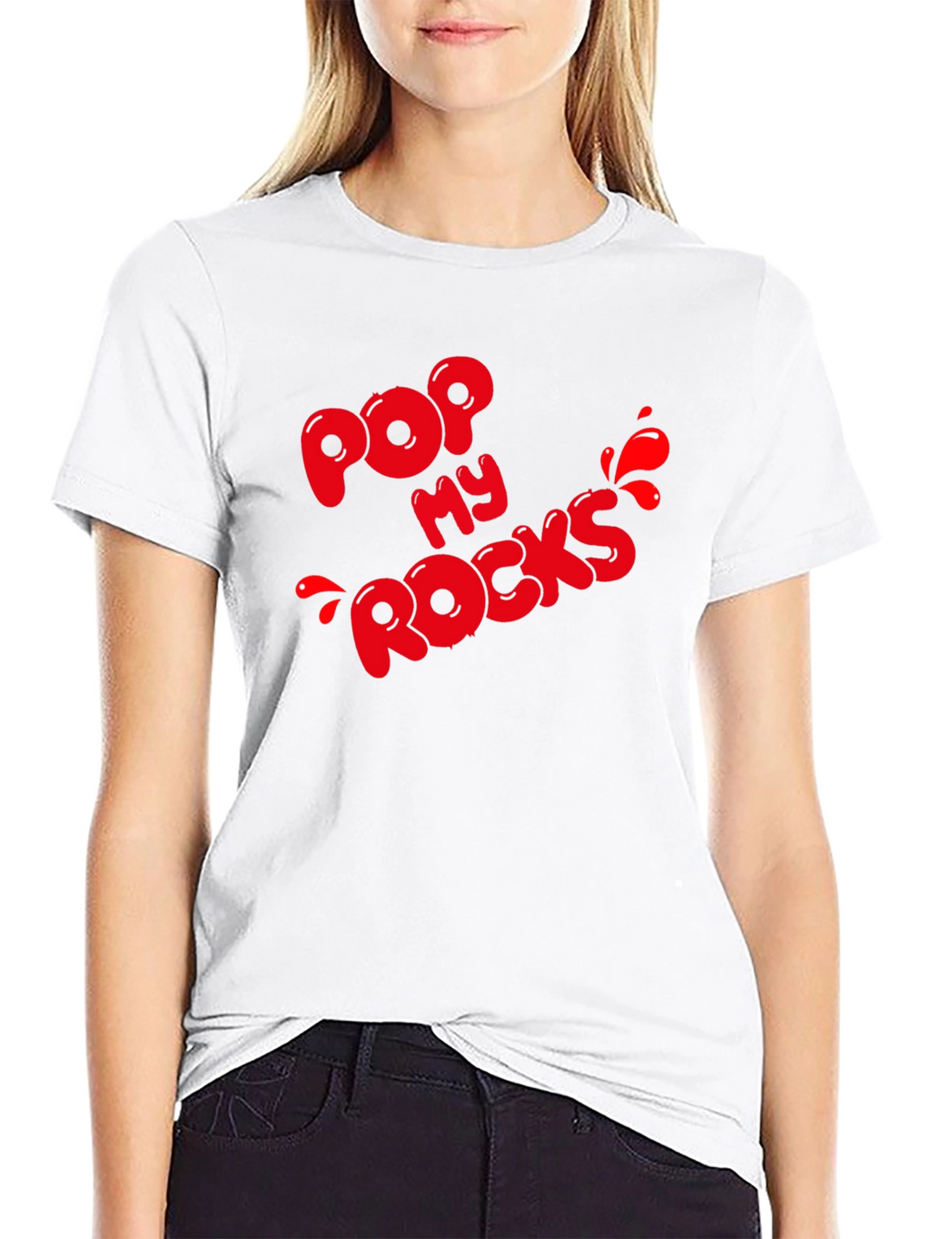 Pop My Rocks Graphic Tee - Black