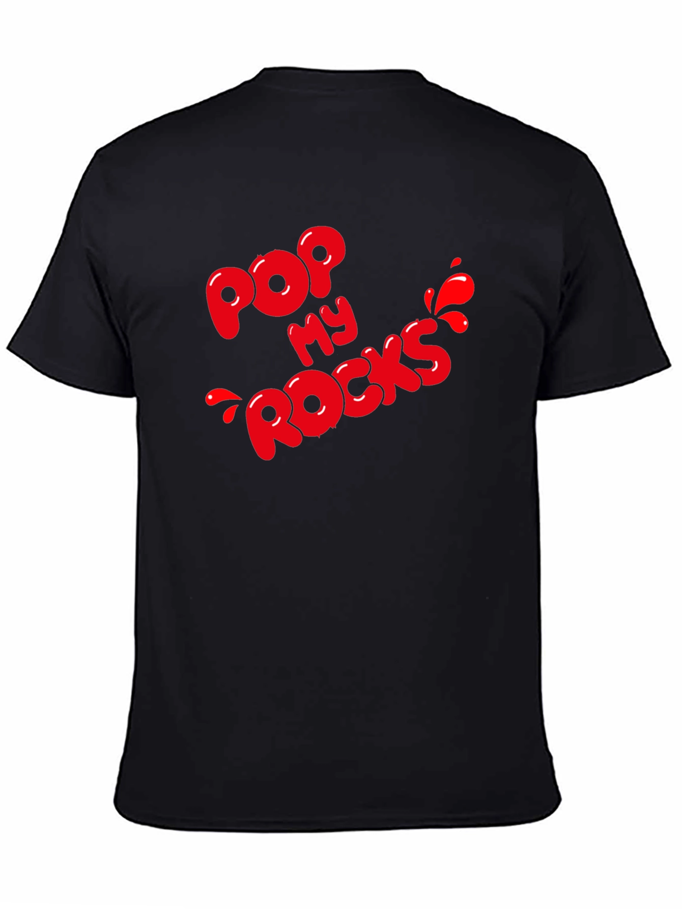 Pop My Rocks Graphic Tee - Black