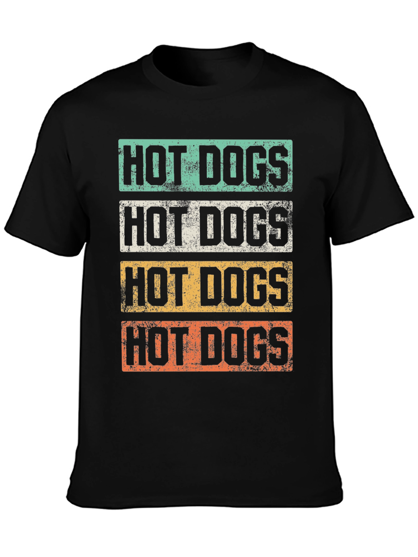 Retro Hot Dogs Graphic Tee - Cool & Casual Style
