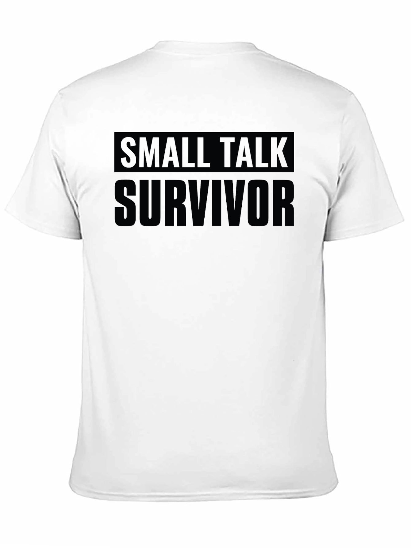 Small Talk Survivor Black T-Shirt