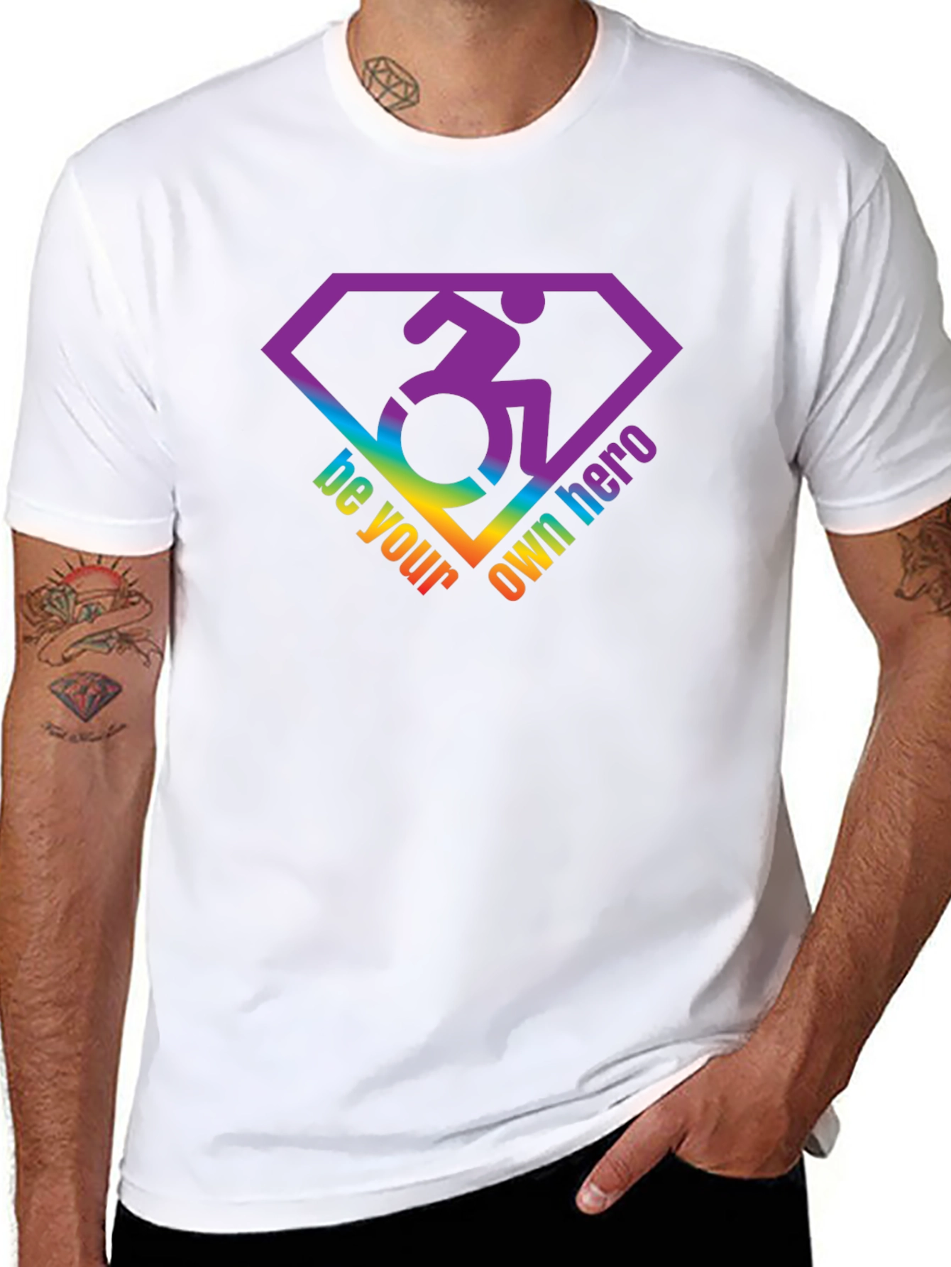 Be Your Own Hero T-Shirt - Disability Pride Tee