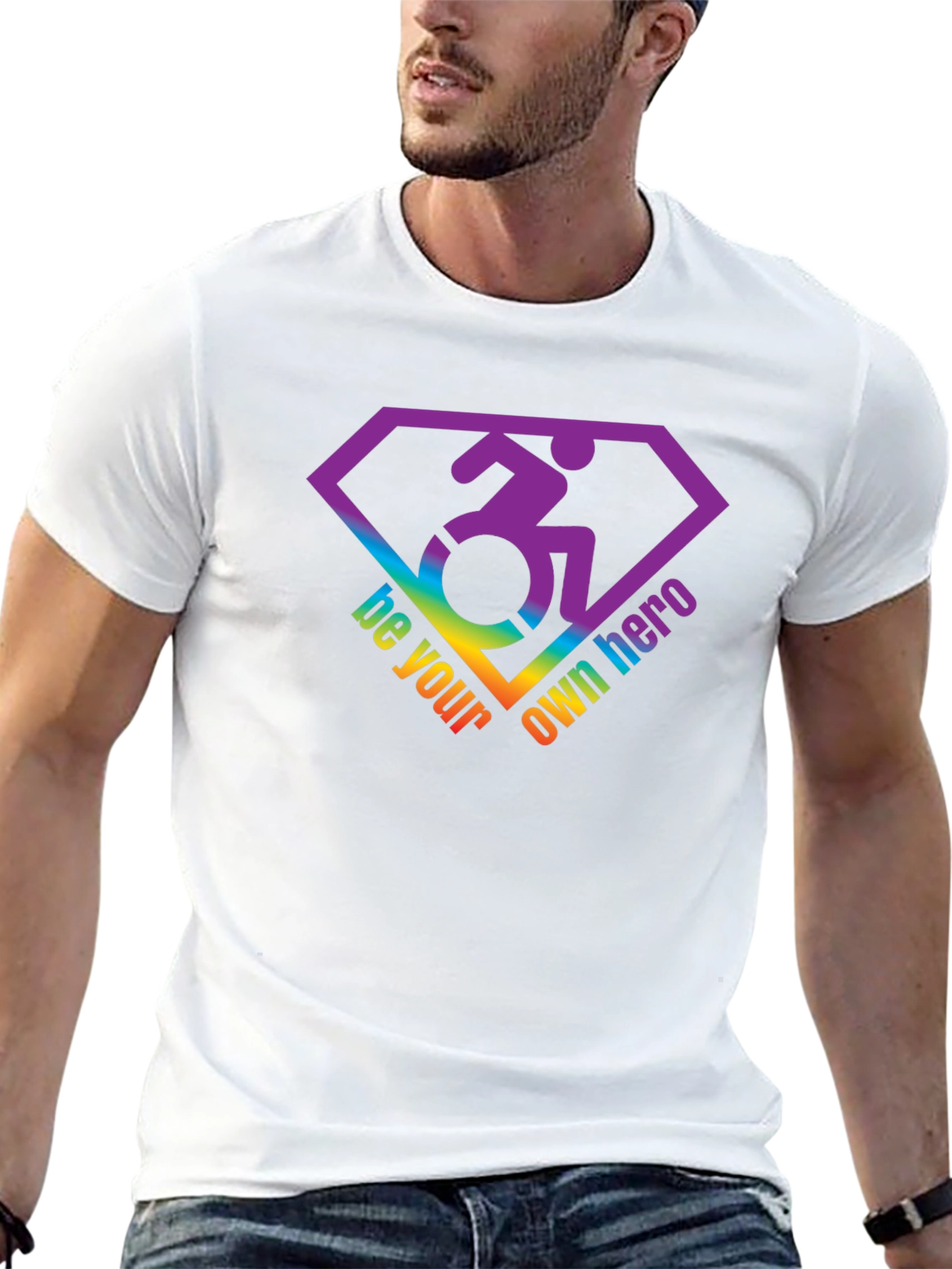 Be Your Own Hero T-Shirt - Disability Pride Tee