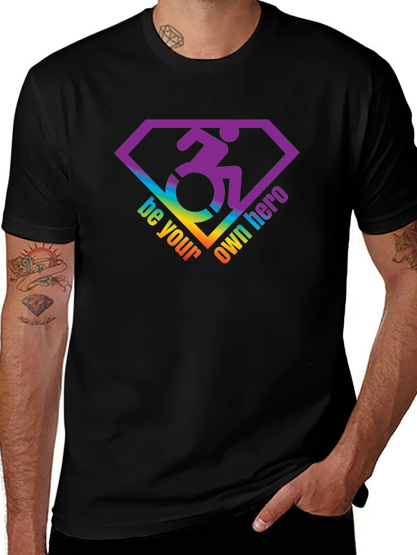 Be Your Own Hero T-Shirt - Disability Pride Tee