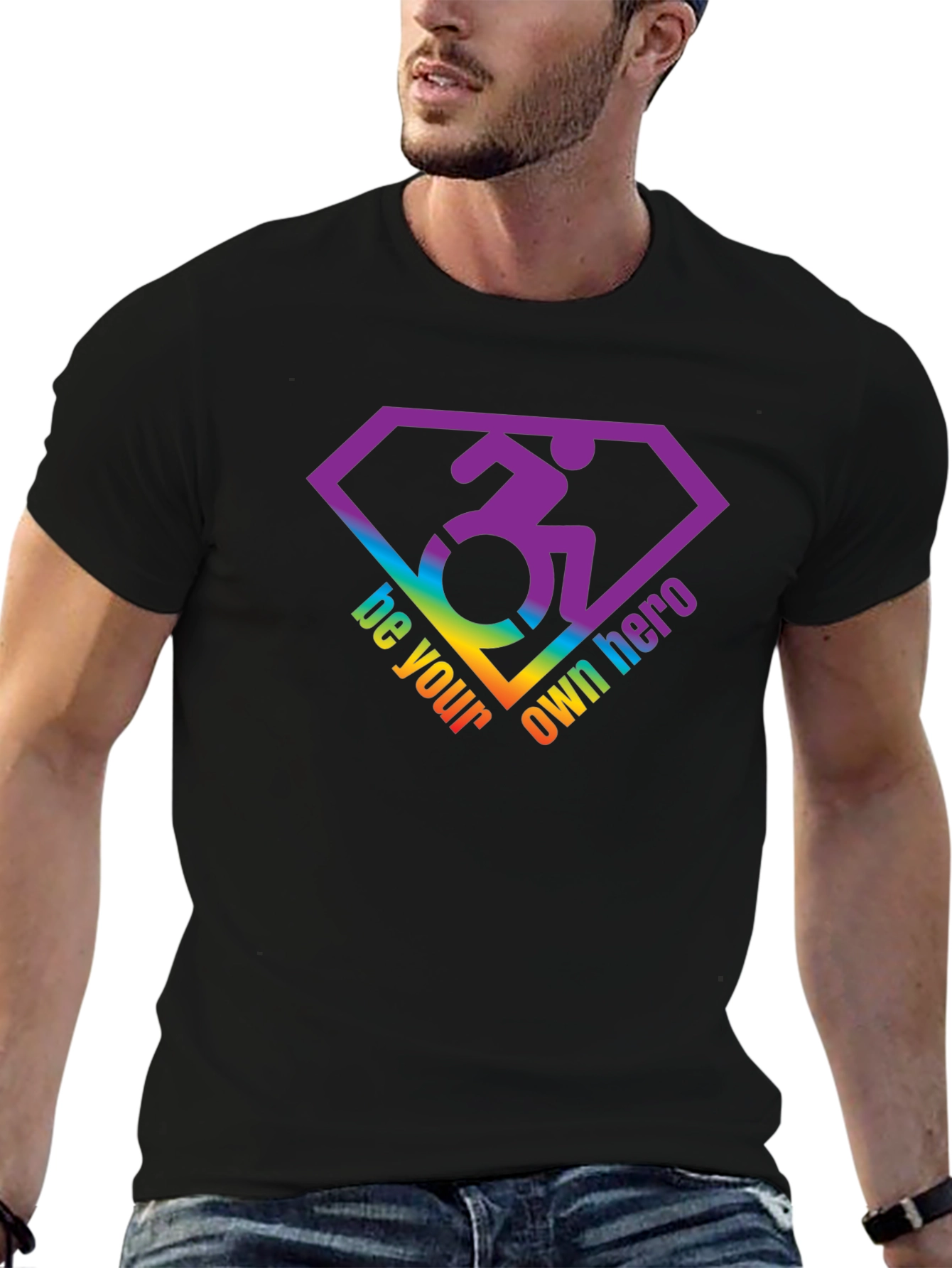Be Your Own Hero T-Shirt - Disability Pride Tee