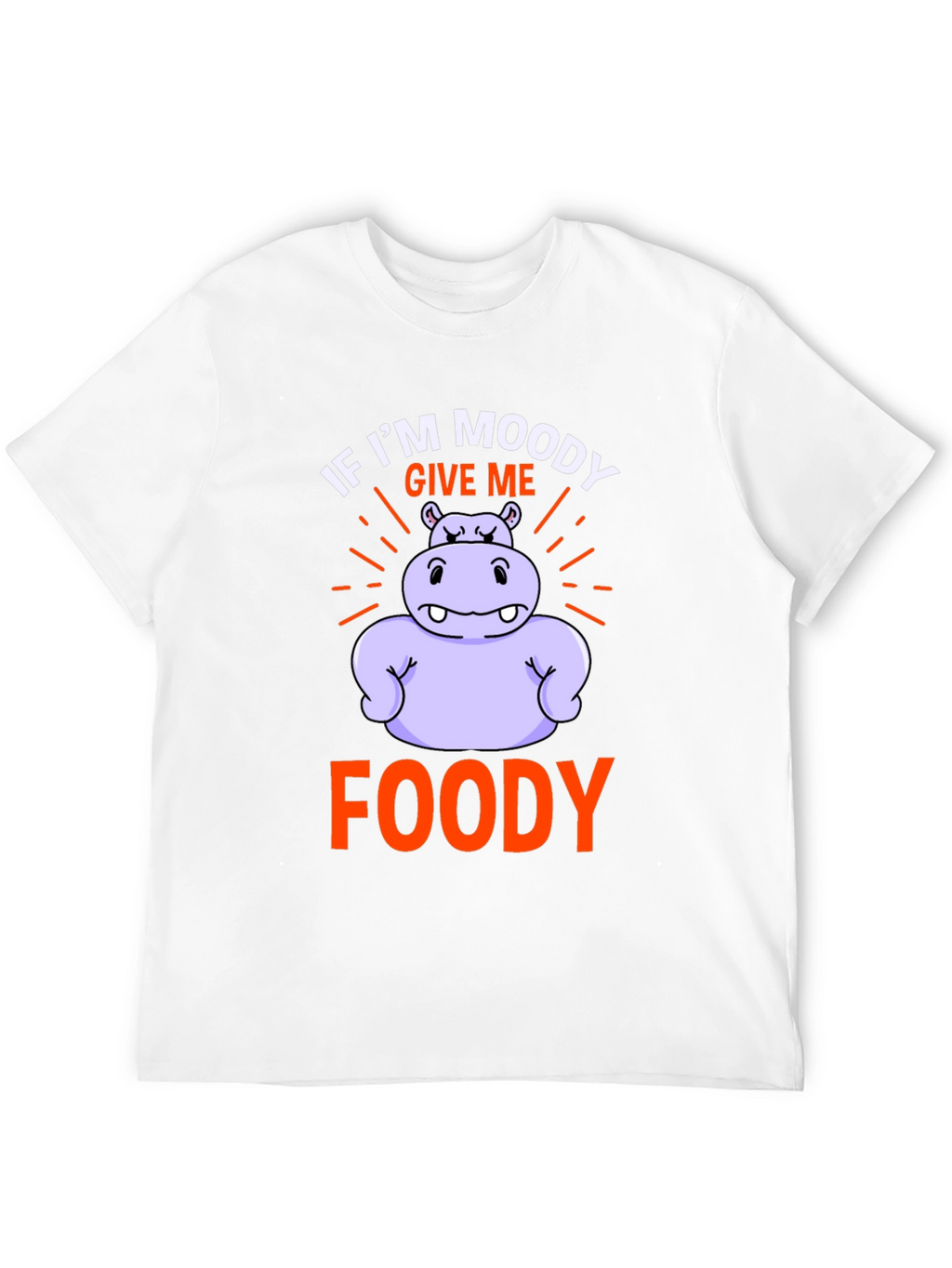 Moody Foody Hippo Graphic Tee