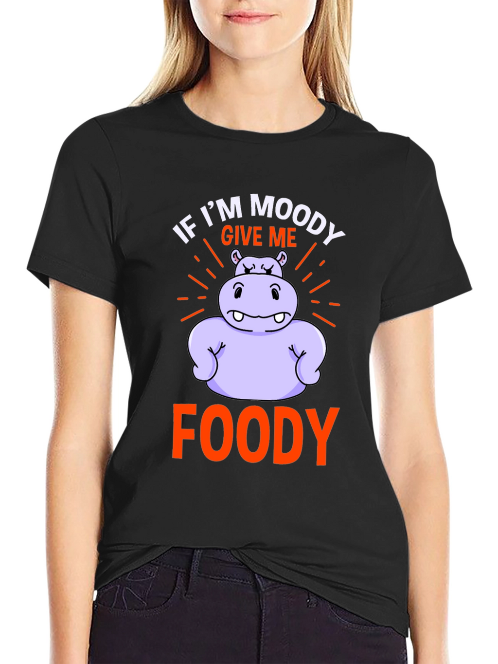 Moody Foody Hippo Graphic Tee