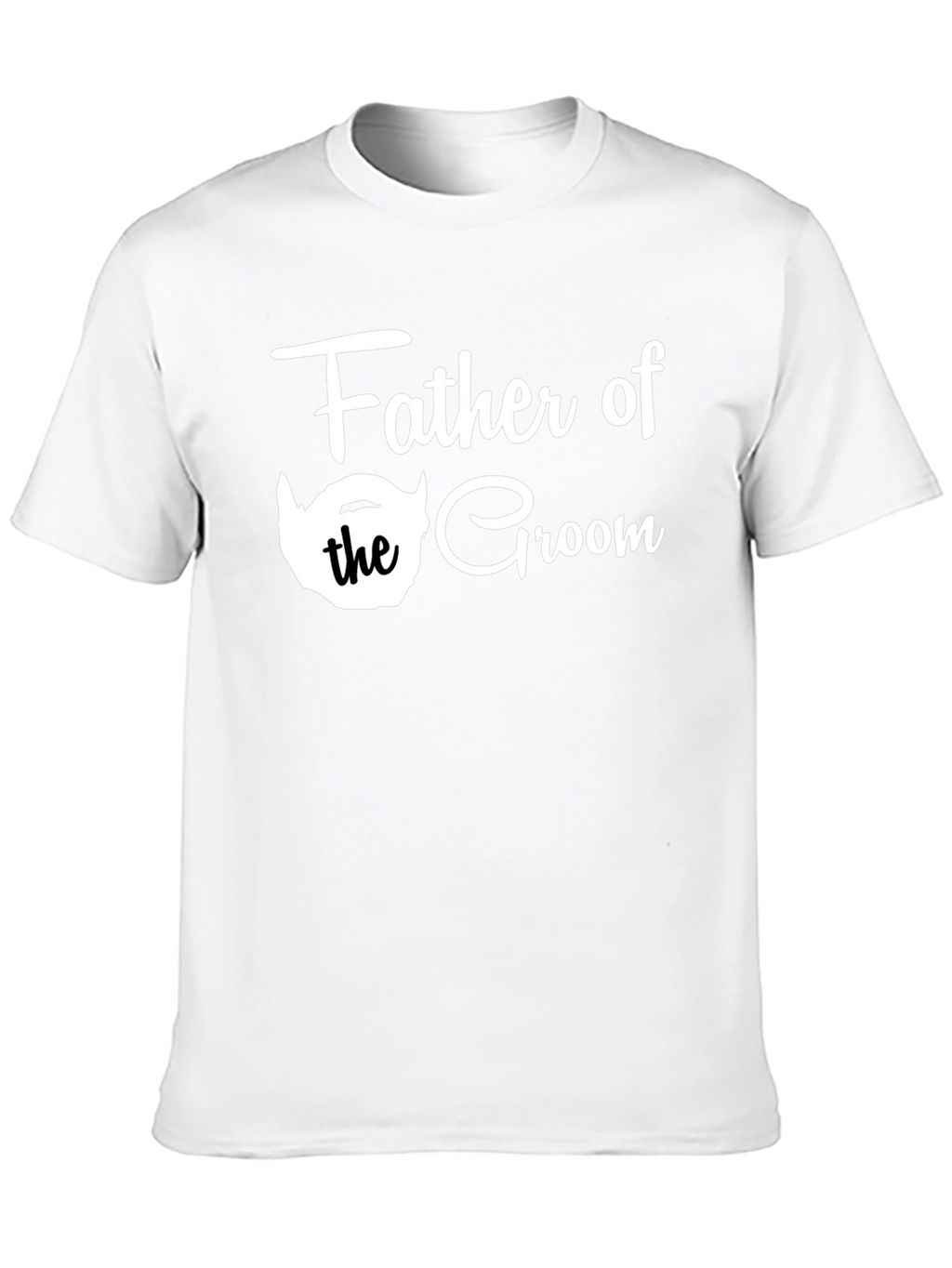 Father of the Groom Tee - Black Crew Neck