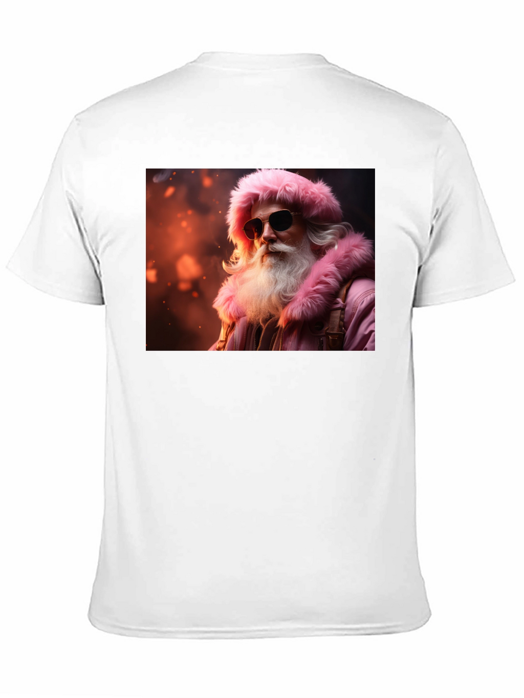 Cool Santa Black T-Shirt