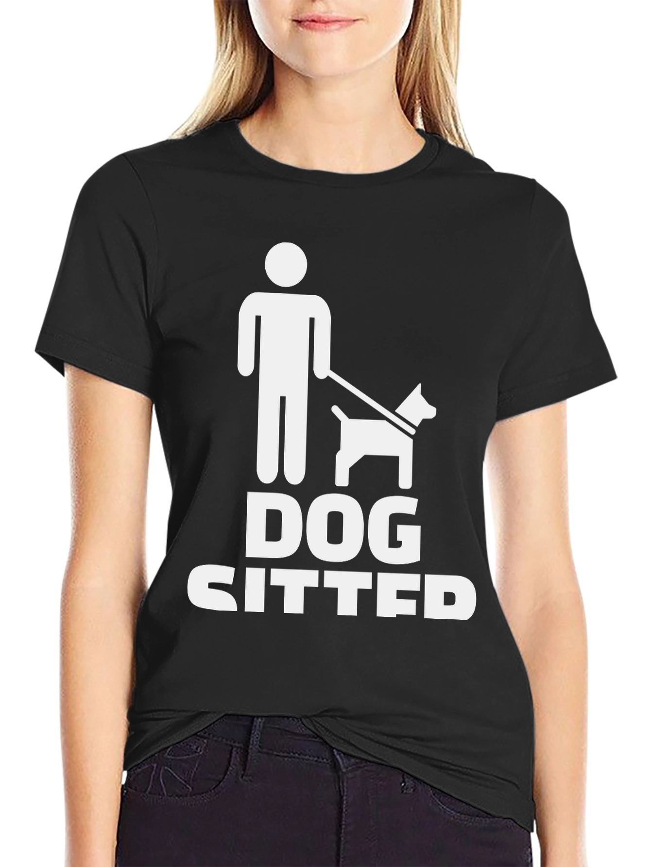 Dog Sitter T-Shirt - Novelty Pet Lover Tee